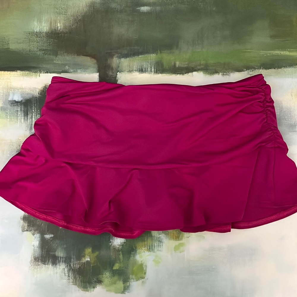 Lands End swim skirt. Pink Sz 10